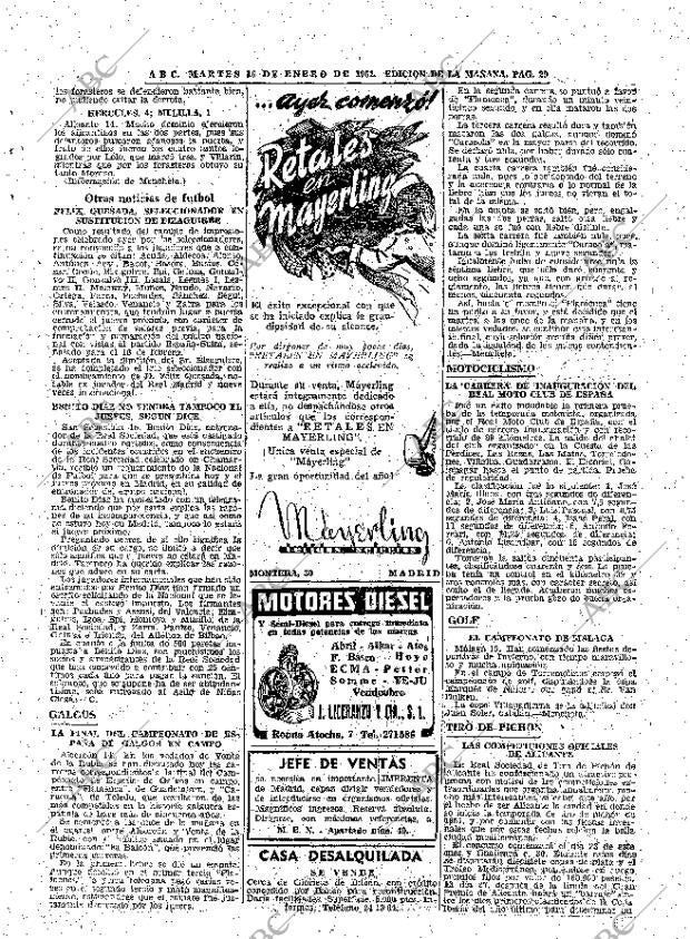 ABC MADRID 16-01-1951 página 29