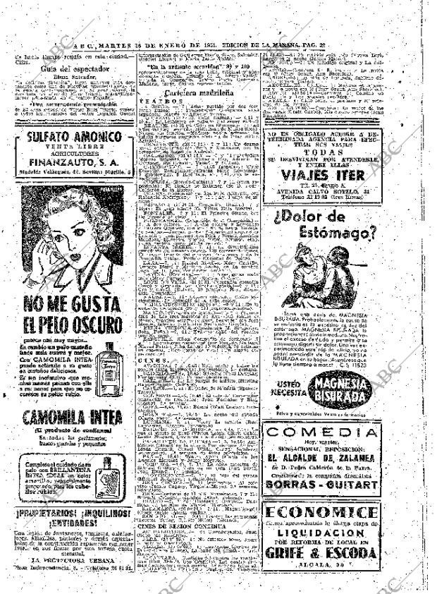 ABC MADRID 16-01-1951 página 32