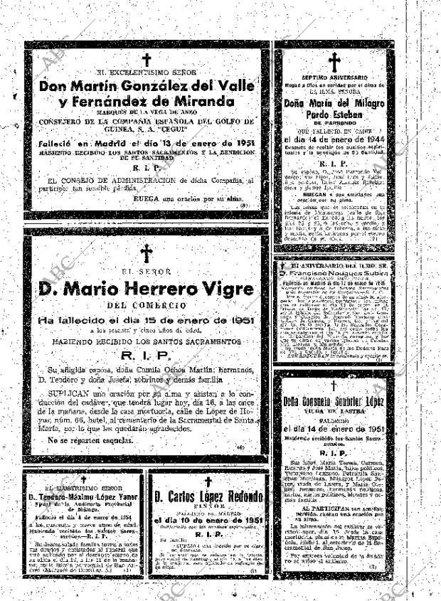 ABC MADRID 16-01-1951 página 39