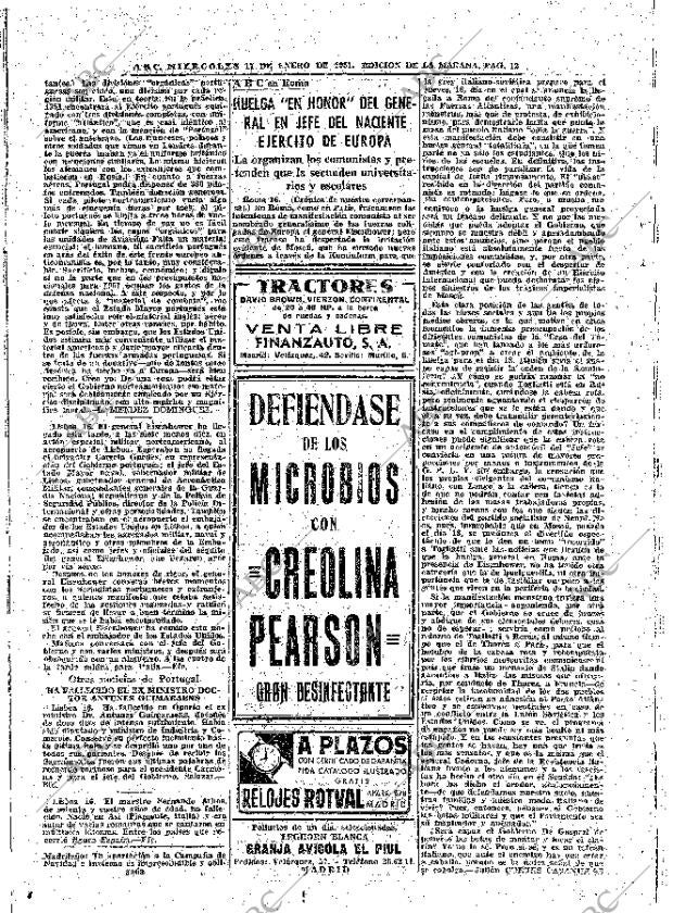 ABC MADRID 17-01-1951 página 12