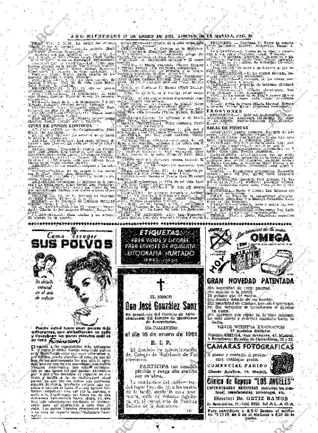 ABC MADRID 17-01-1951 página 28