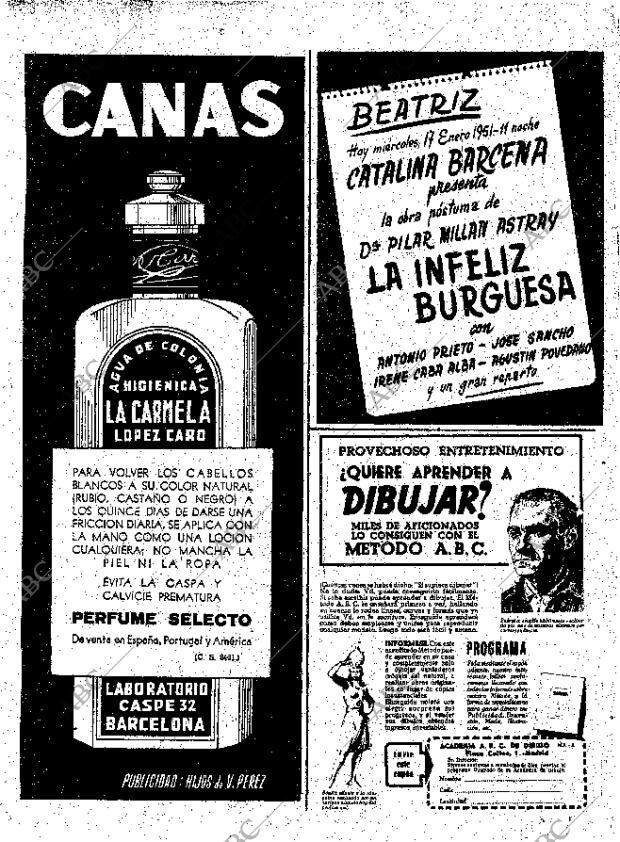 ABC MADRID 17-01-1951 página 4