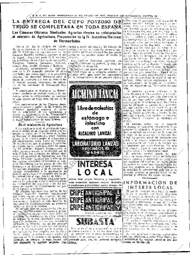 ABC SEVILLA 17-01-1951 página 10