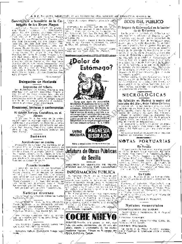 ABC SEVILLA 17-01-1951 página 14