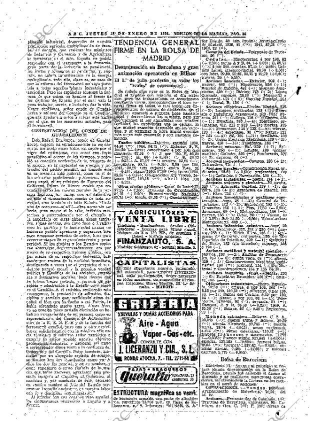ABC MADRID 18-01-1951 página 18