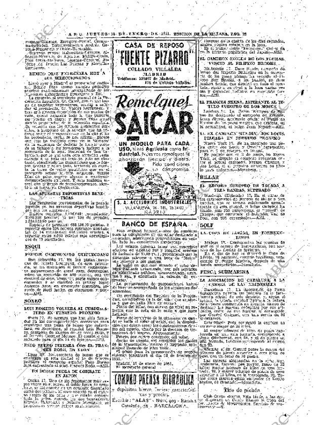 ABC MADRID 18-01-1951 página 20
