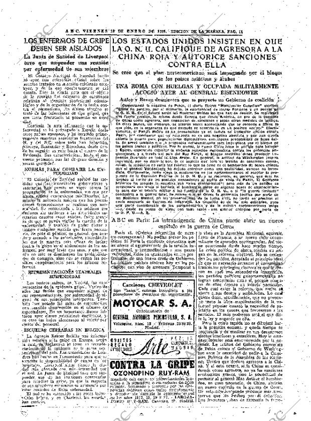 ABC MADRID 19-01-1951 página 11