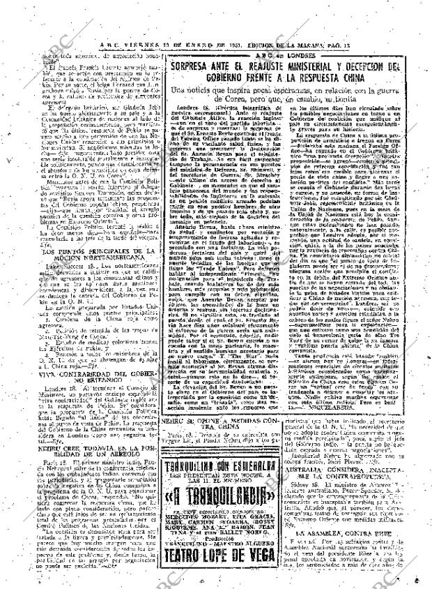 ABC MADRID 19-01-1951 página 13