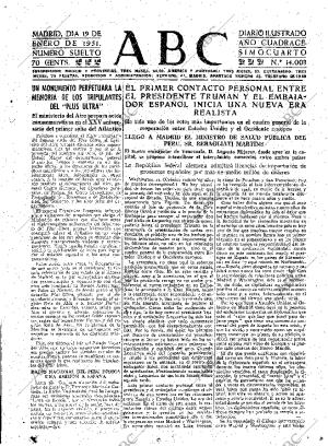 ABC MADRID 19-01-1951 página 9