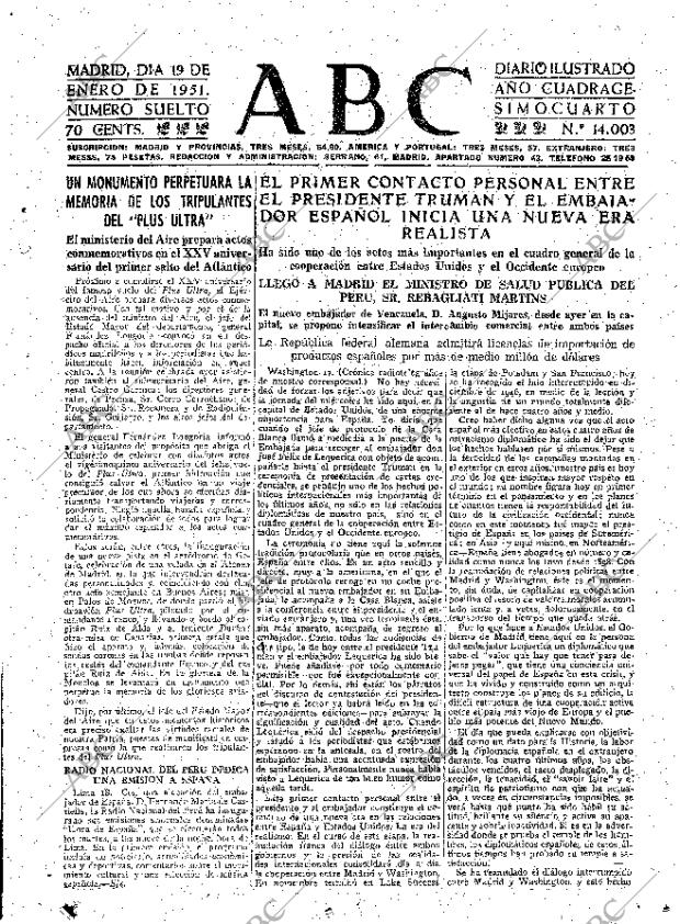 ABC MADRID 19-01-1951 página 9