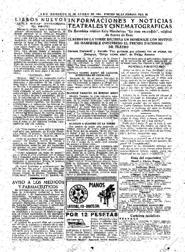 ABC MADRID 21-01-1951 página 31