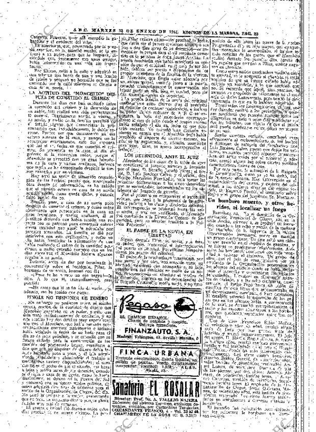 ABC MADRID 23-01-1951 página 22