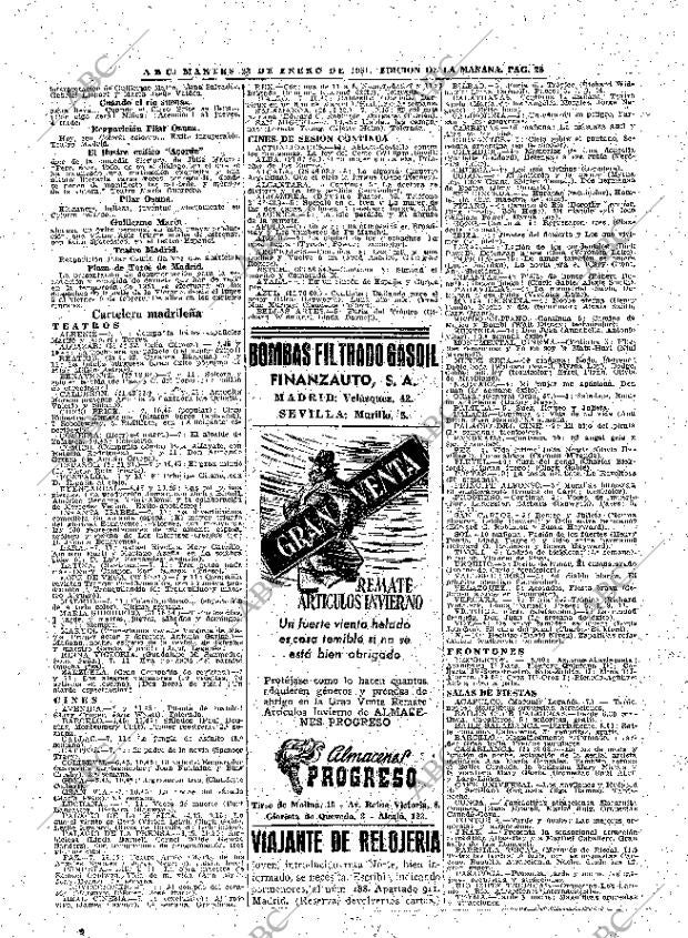 ABC MADRID 23-01-1951 página 28