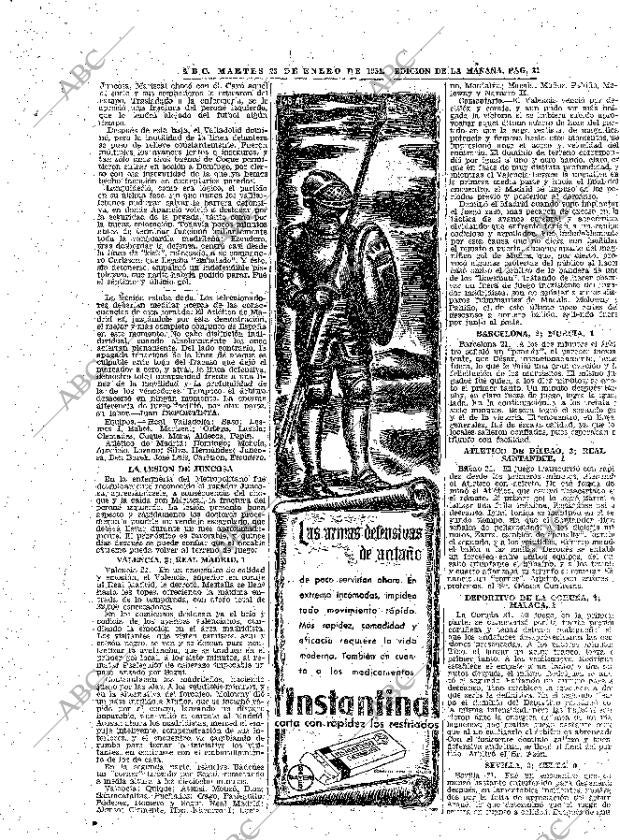 ABC MADRID 23-01-1951 página 31