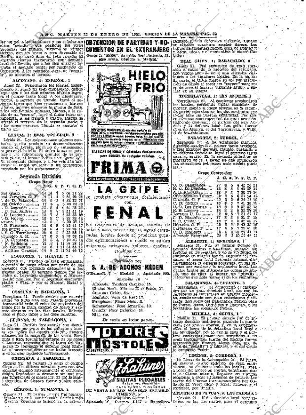 ABC MADRID 23-01-1951 página 32