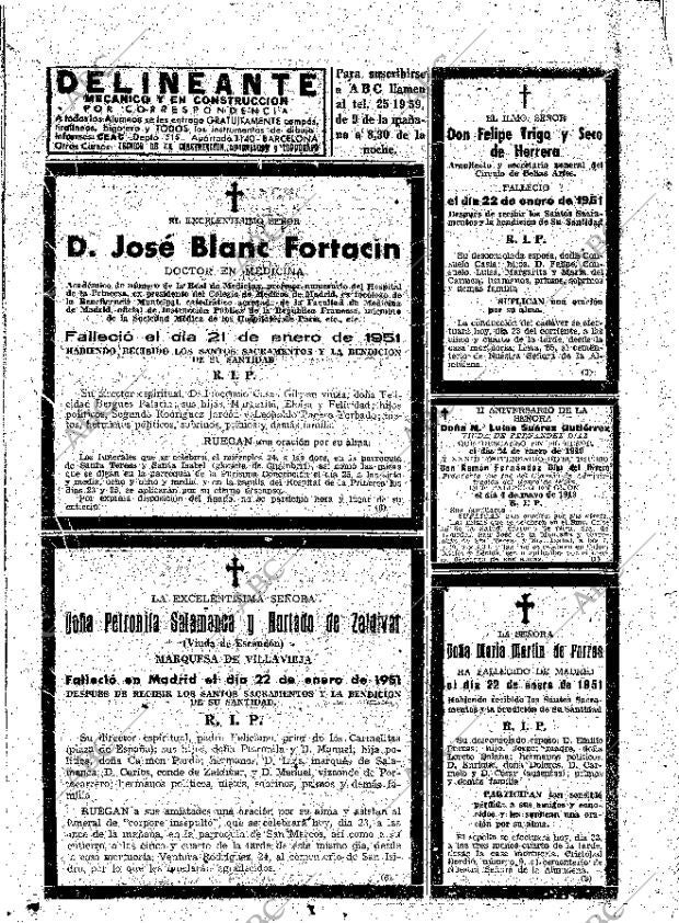 ABC MADRID 23-01-1951 página 38