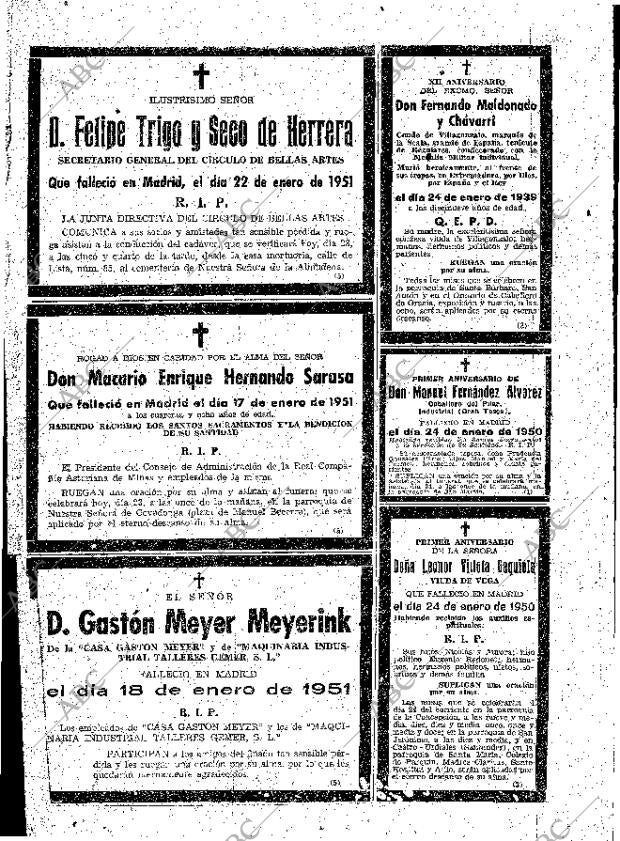 ABC MADRID 23-01-1951 página 39