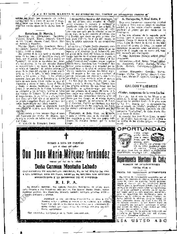 ABC SEVILLA 23-01-1951 página 18