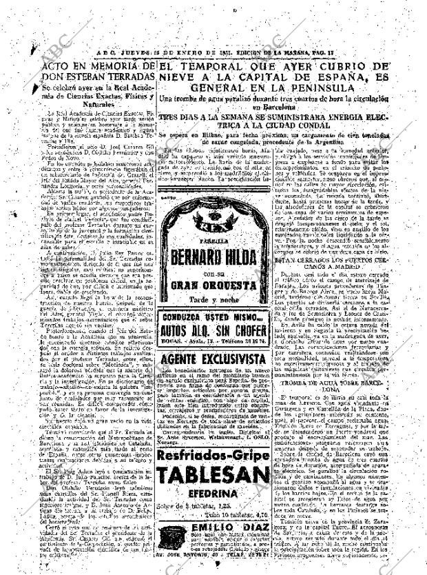 ABC MADRID 25-01-1951 página 17