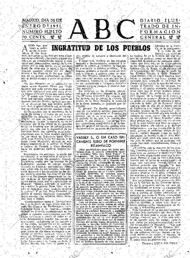 ABC MADRID 26-01-1951 página 3