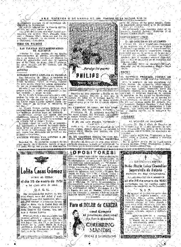 ABC MADRID 26-01-1951 página 30