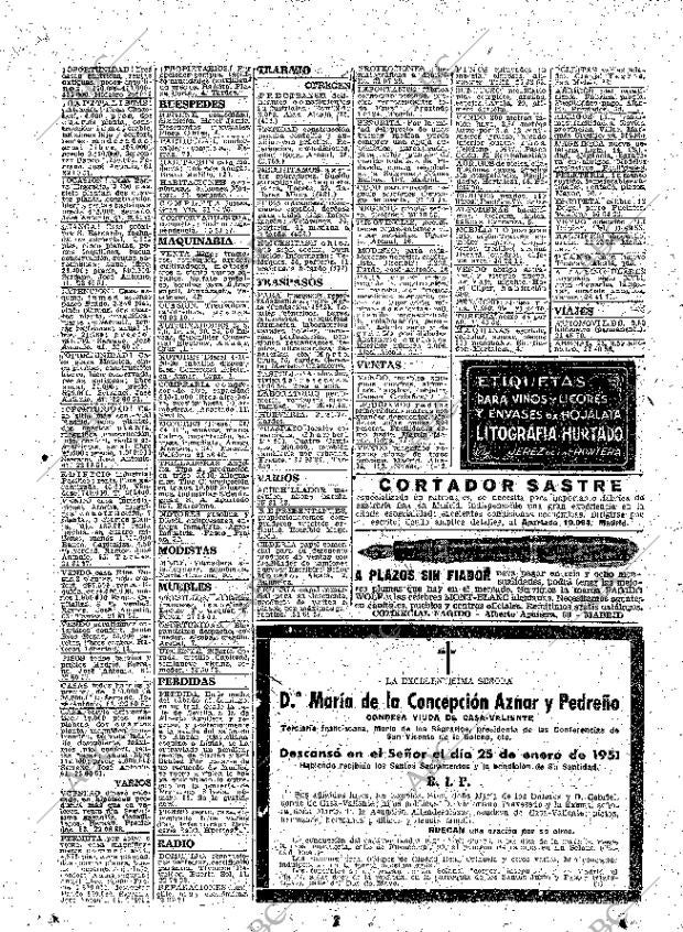 ABC MADRID 26-01-1951 página 34