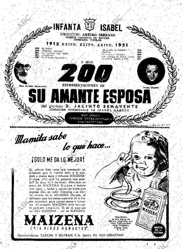 ABC MADRID 26-01-1951 página 4