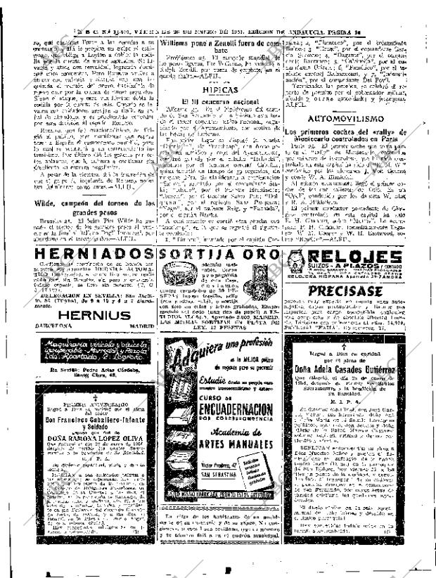 ABC SEVILLA 26-01-1951 página 14