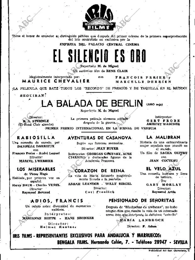 ABC SEVILLA 26-01-1951 página 2