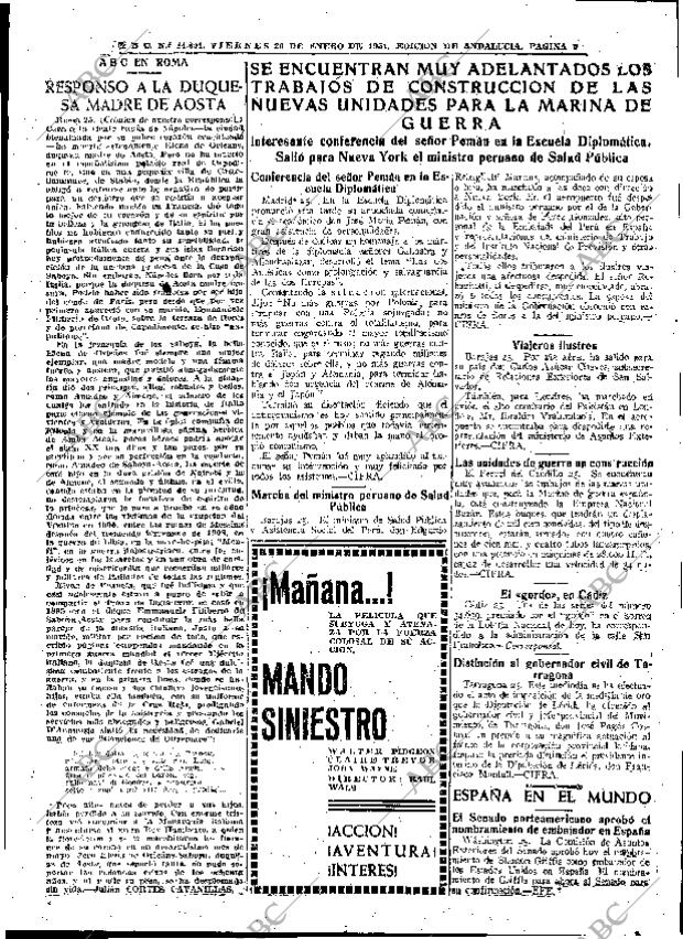 ABC SEVILLA 26-01-1951 página 9