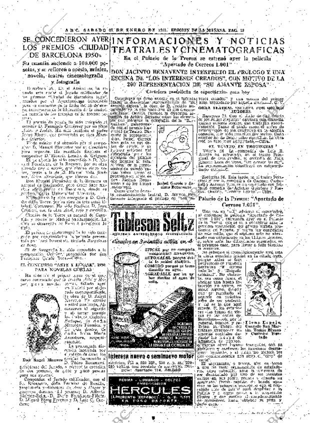 ABC MADRID 27-01-1951 página 29