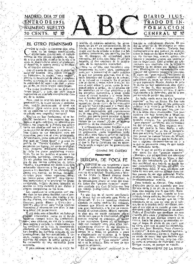 ABC MADRID 27-01-1951 página 3