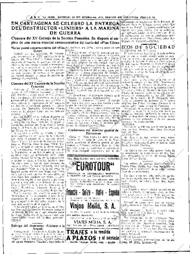 ABC SEVILLA 28-01-1951 página 14