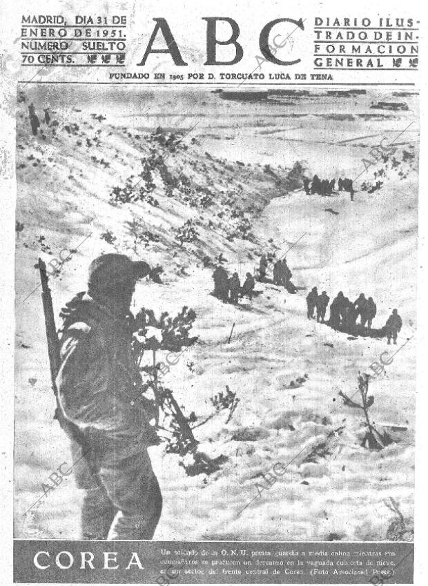 ABC MADRID 31-01-1951 página 1