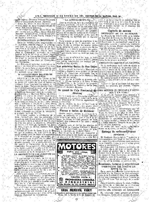 ABC MADRID 31-01-1951 página 14
