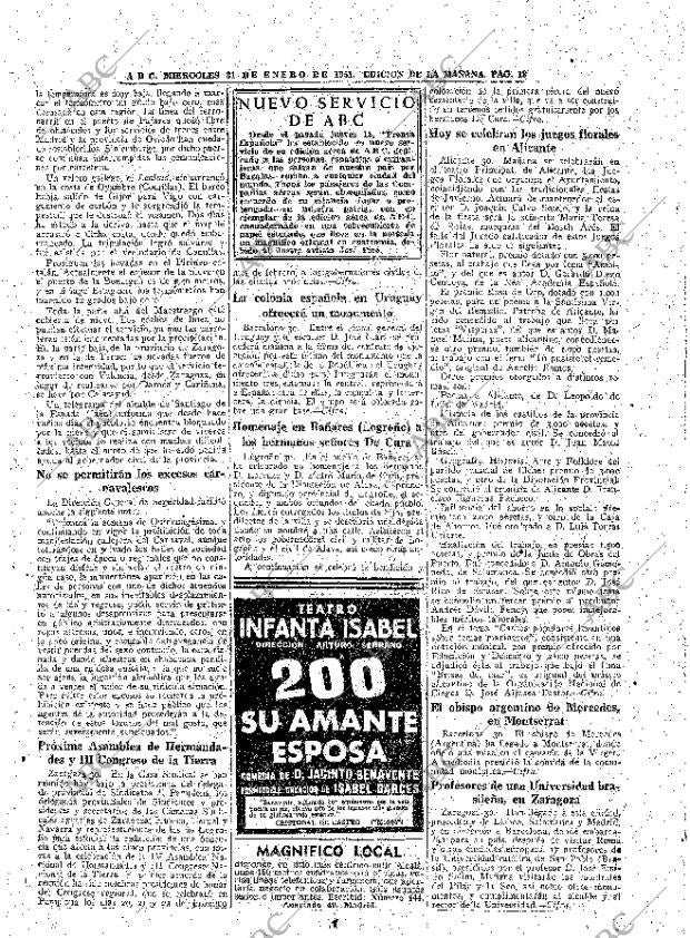 ABC MADRID 31-01-1951 página 18