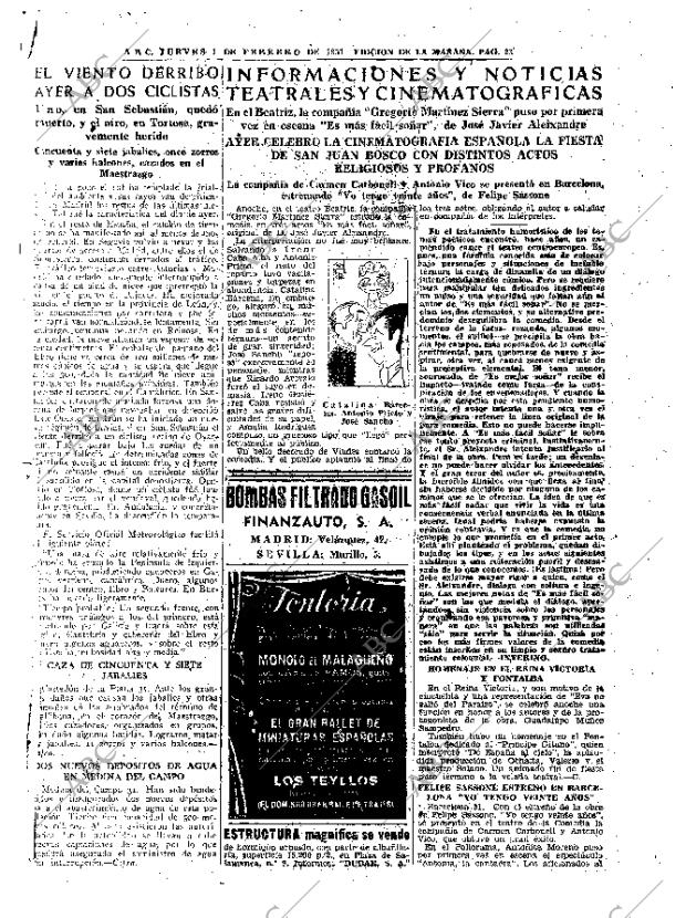 ABC MADRID 01-02-1951 página 23