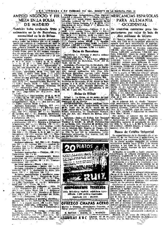 ABC MADRID 02-02-1951 página 14