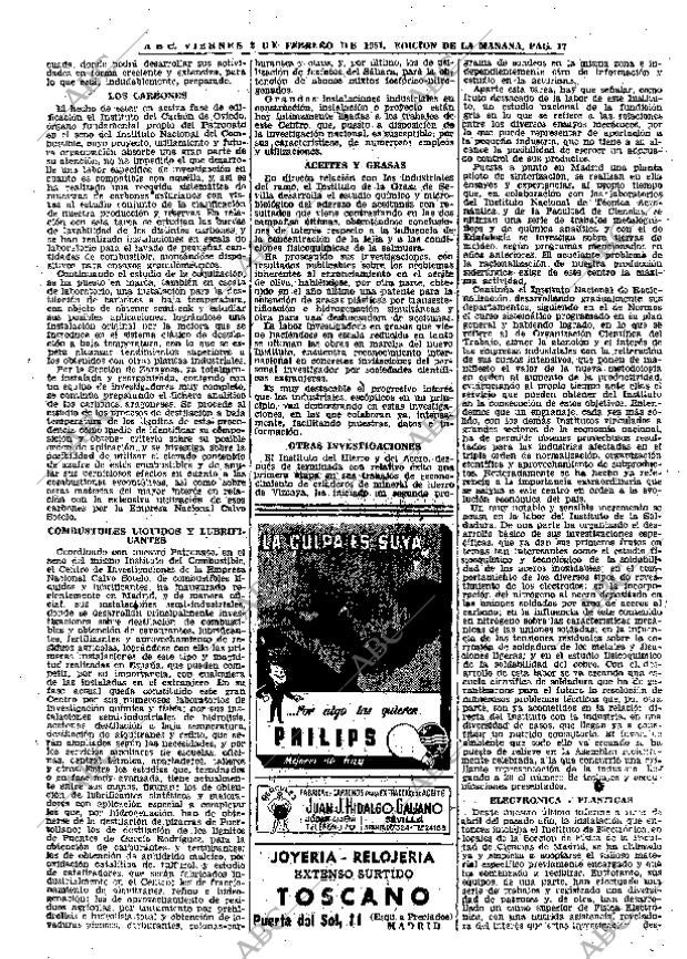 ABC MADRID 02-02-1951 página 17