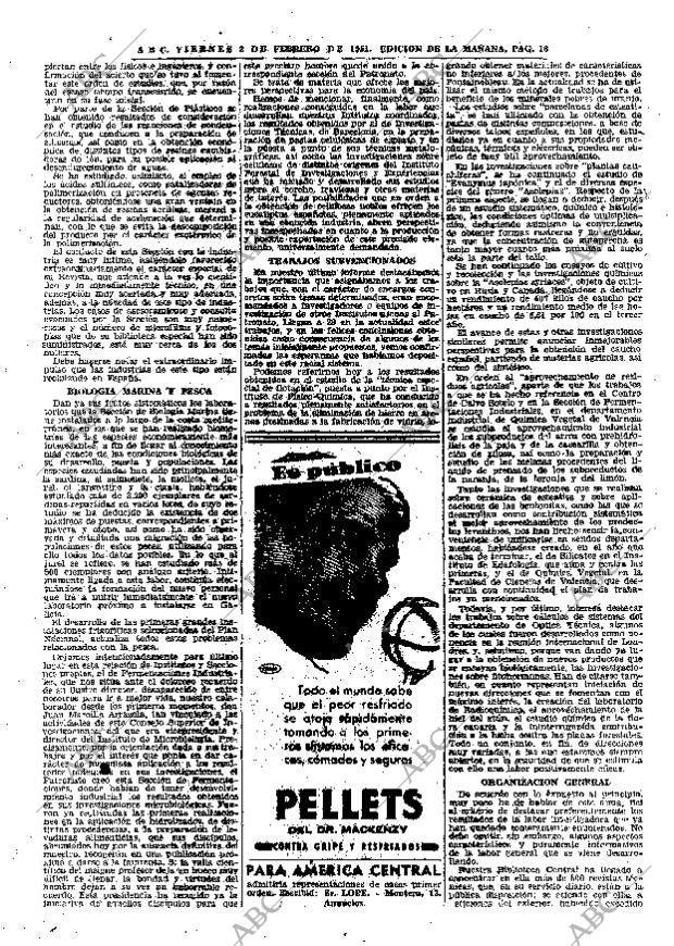 ABC MADRID 02-02-1951 página 18