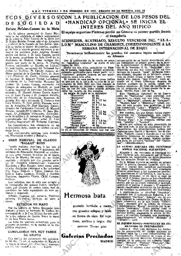 ABC MADRID 02-02-1951 página 23