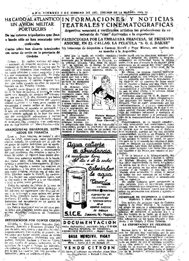 ABC MADRID 02-02-1951 página 25