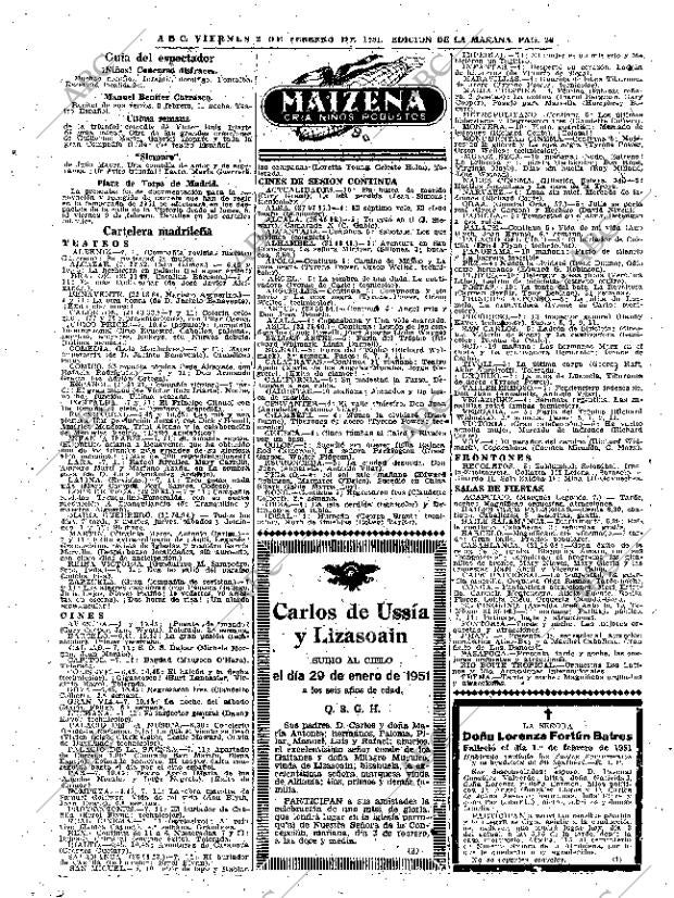 ABC MADRID 02-02-1951 página 26