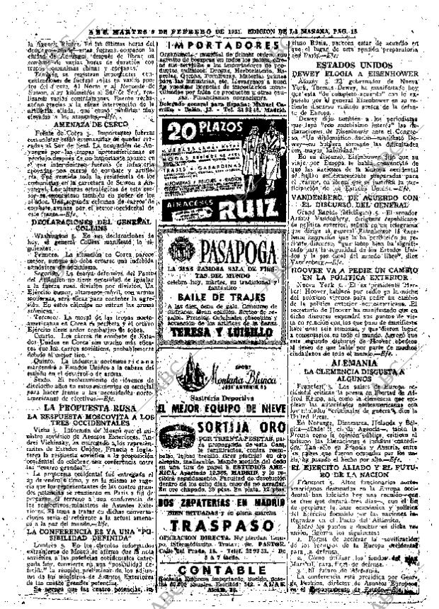 ABC MADRID 06-02-1951 página 16