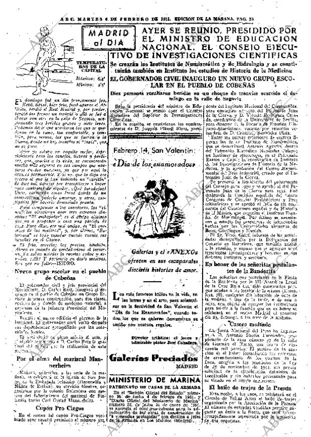 ABC MADRID 06-02-1951 página 21