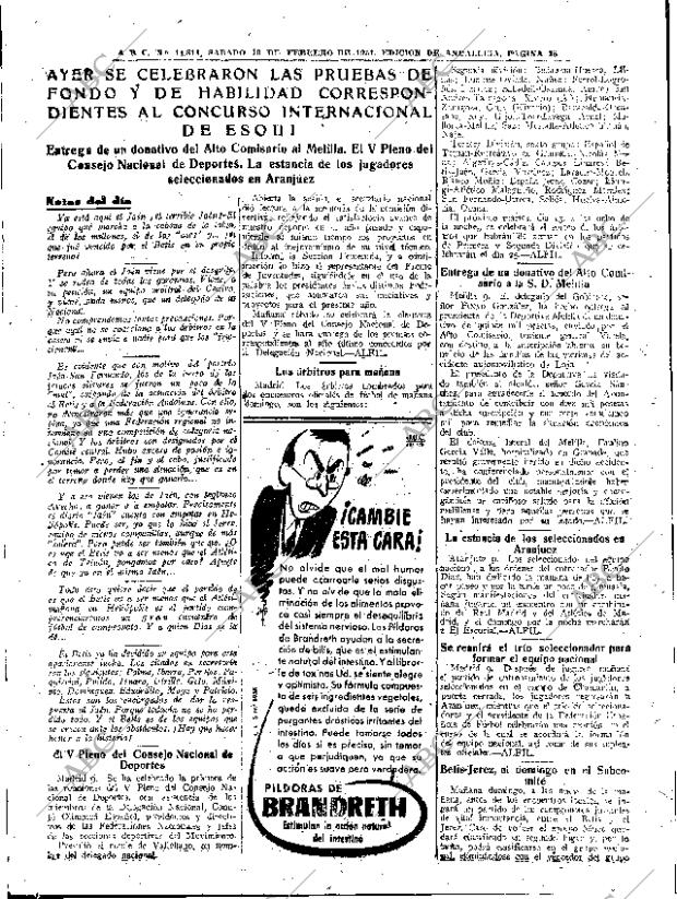 ABC SEVILLA 10-02-1951 página 15