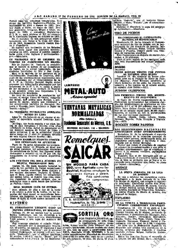 ABC MADRID 17-02-1951 página 28