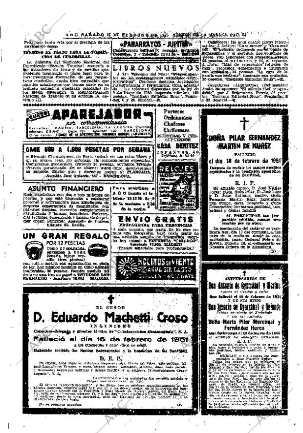 ABC MADRID 17-02-1951 página 33