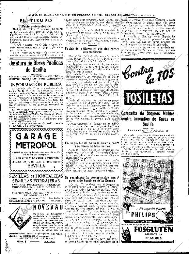 ABC SEVILLA 17-02-1951 página 8