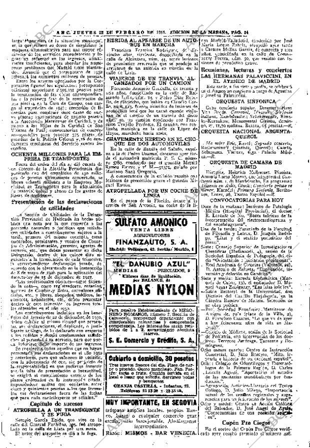 ABC MADRID 22-02-1951 página 24